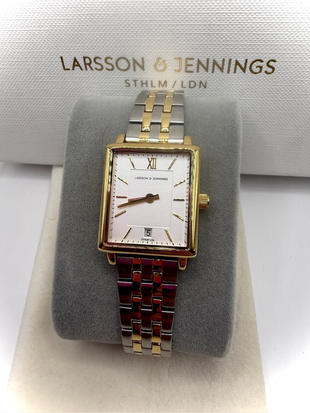 Larsson & Jennings Women’s Two-Tone Rectangular Watch - Gold & Silver